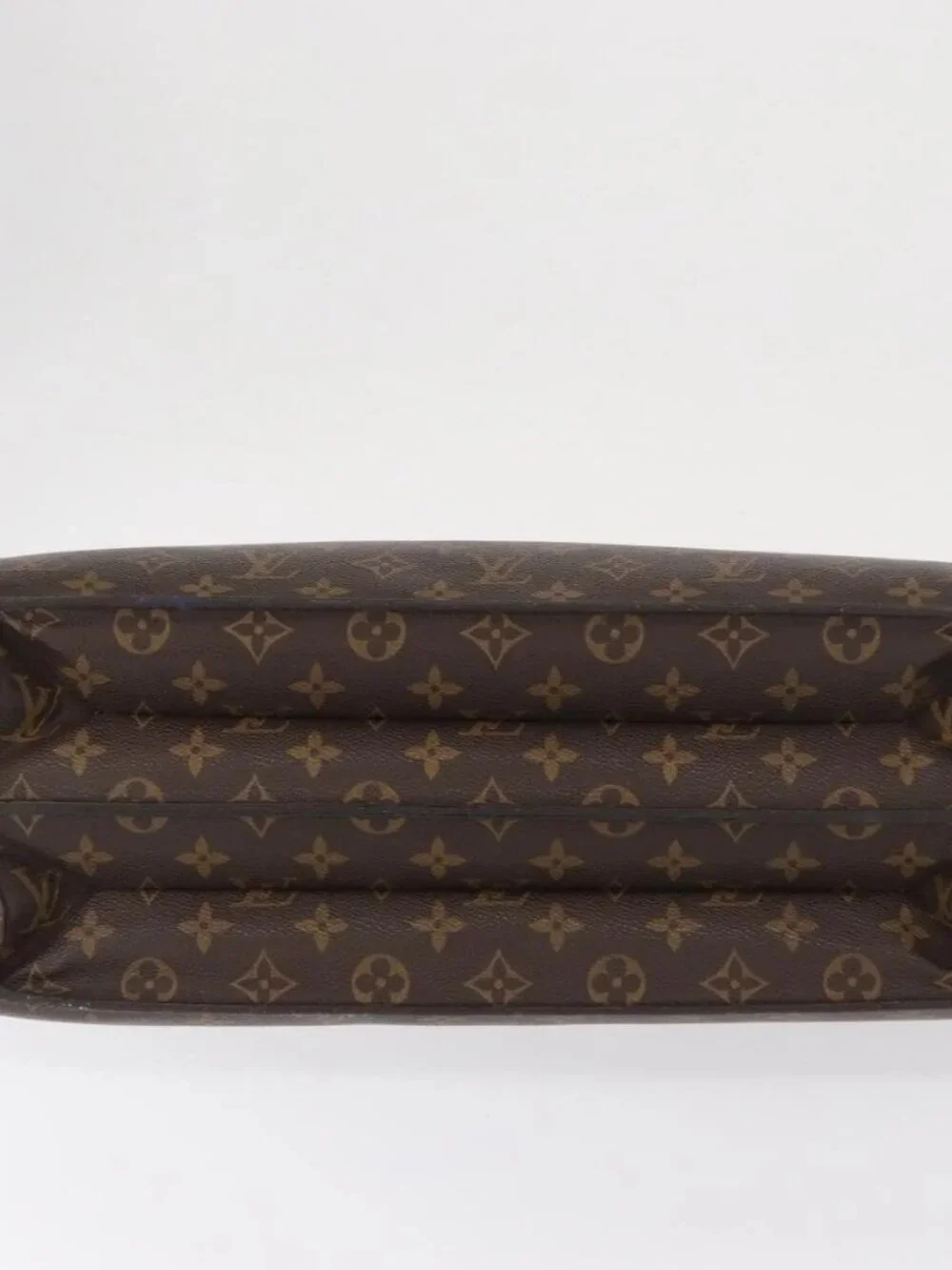 LOUIS VUITTON Monogram Serviette Fermoir Business Bag M53305 LV Auth bs32213